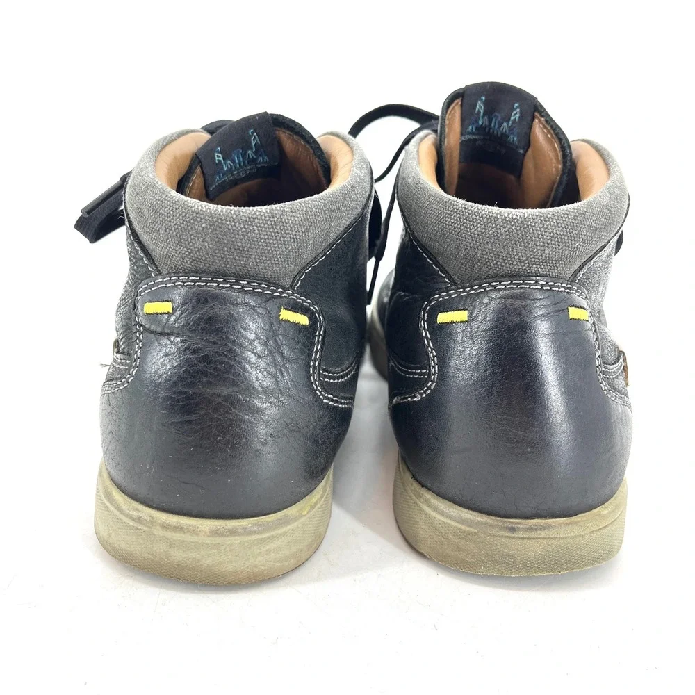 KEEN Glenhaven Mens Black Leather Lace Up Mid Ankle Boots Shoes Size 11 (EU44.5)